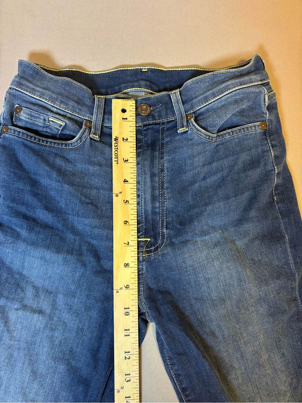 Women’s Size 27 Seven For All Mankind Y2K Skinny Jeans - Picture 4 of 10
